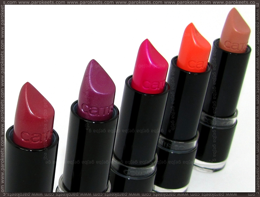 Catrice Ultimate Colour lipsticks by Parokeets