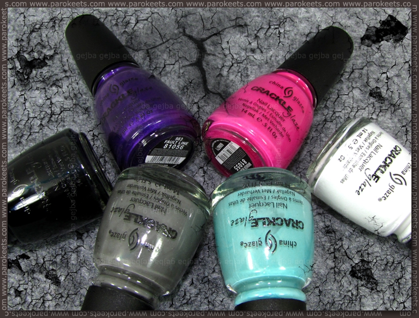 China Glaze - Crackle Glaze collection