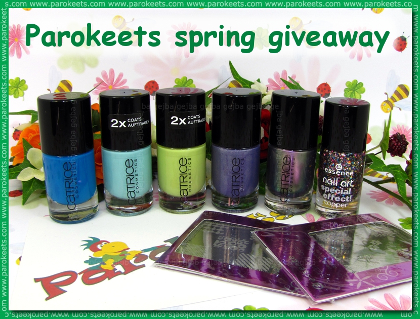 Parokeets blog: Spring giveaway (2011) Parokeets blog: Spring giveaway (2011) prize