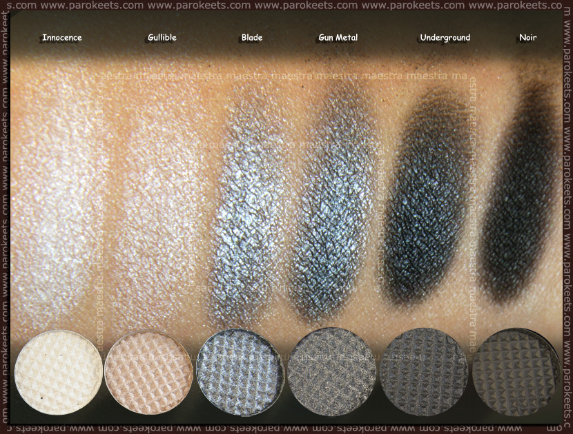 Sleek i-Divine Bad Girl make up palette Swatch: Sleek i-Divine Bad Girl make up palette