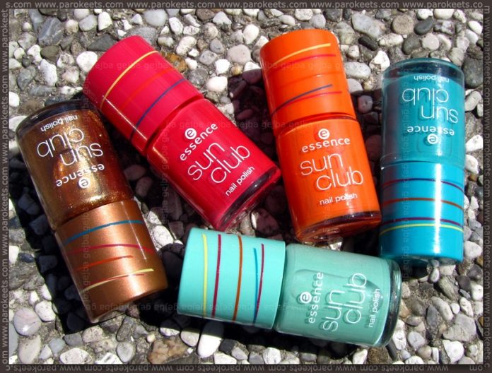 Essence Bondi Beach nail polishes by Parokeets