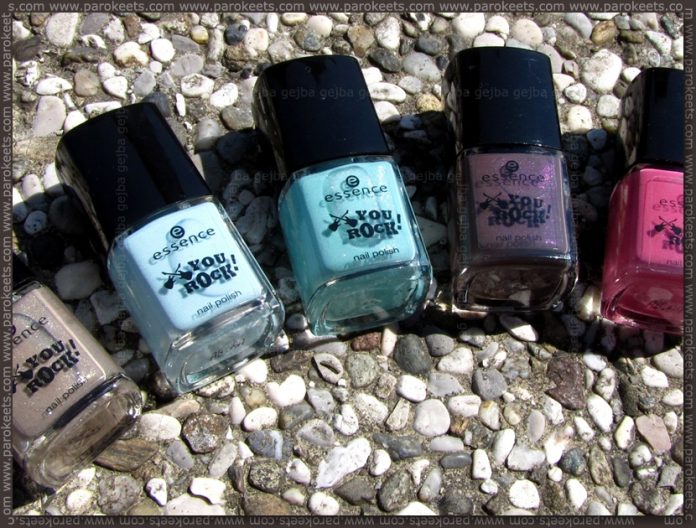 Essence You Rock! LE nail polishes by Parokeets