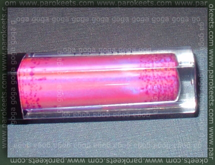 Inglot holographic lip gloss swatch