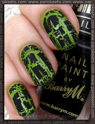 Manhattan Hands Up LE Lime It! + Barry M Black Magic