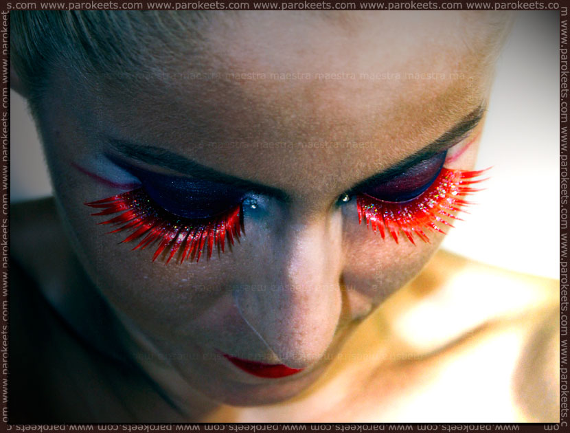 Sadistic Deamon make-up by Maestra (Illamasqua - Sadist, Daemon)