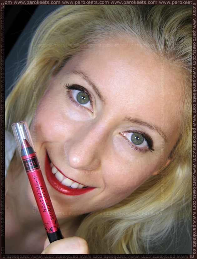 Swatch: Barry M - Lip Lacquer Crayon: No. 1 - Scarlet Red