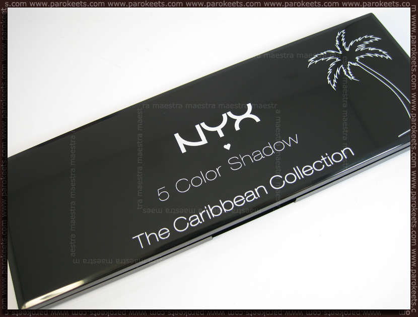 NYX 5 Color Shadow The Caribbean Collection: 02 I Dream Of St. Marteen