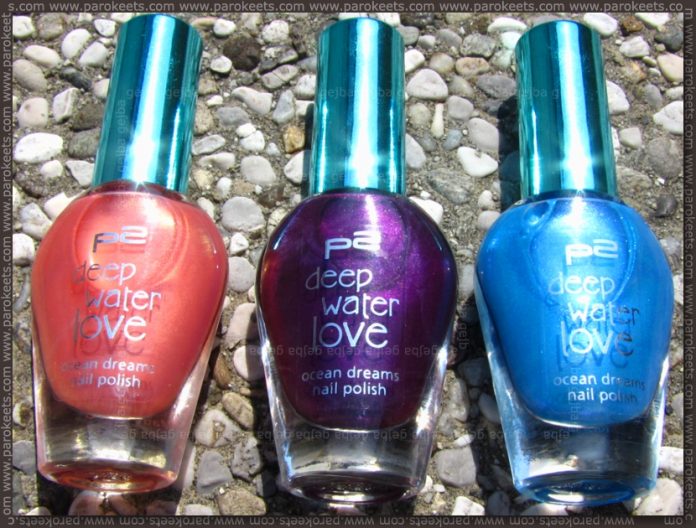 p2 Deep Water Love LE nail polishes