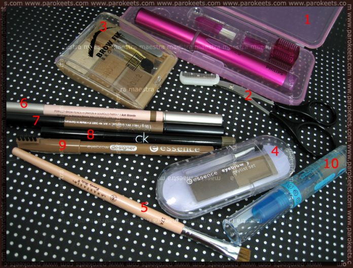 Maestra's eyebrow products