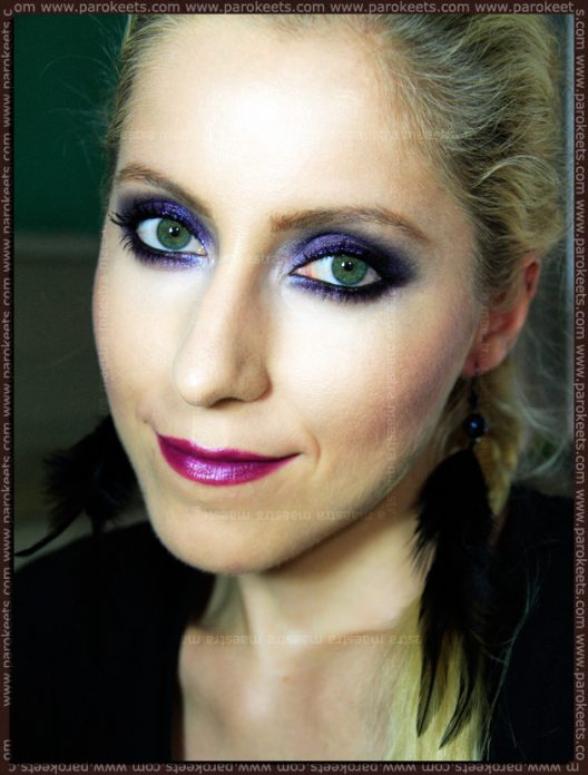 Make-up: Purple Smokey Eyes by Maestra