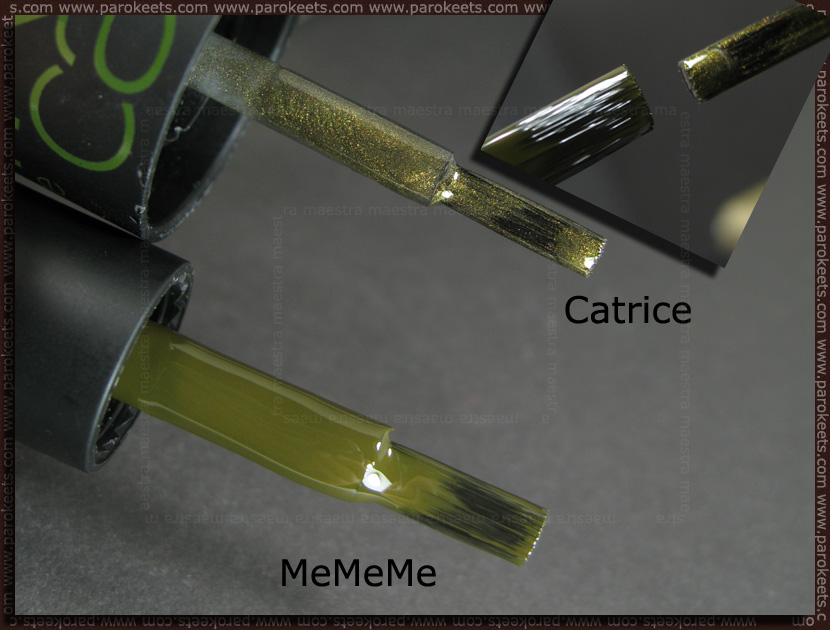 Comparison: MeMeMe vs. Catrice brush