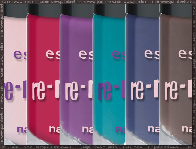Essence Re-mix your style TE: base polishes preview