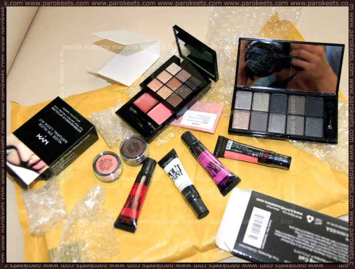 New acquisitions: NYX, Sleek - Pout Paint, Mineralissima