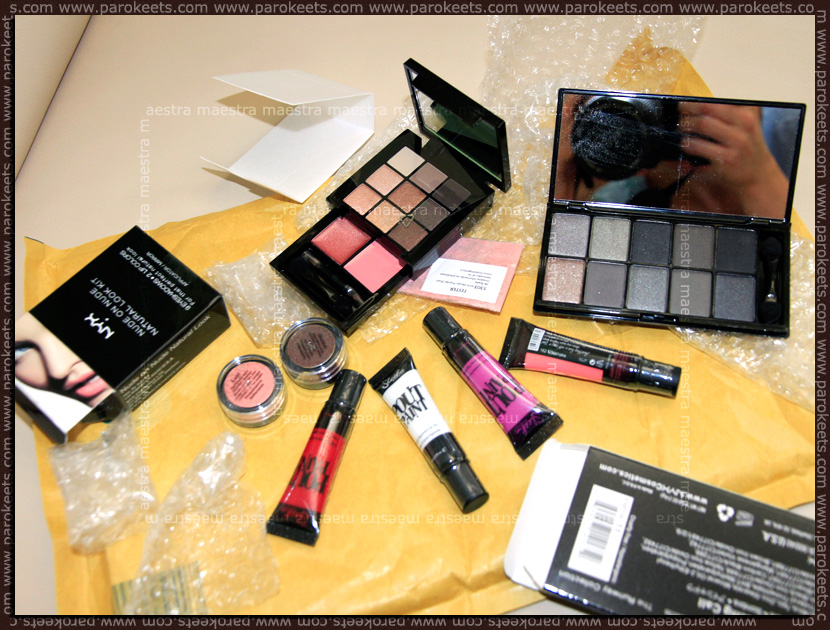 New acquisitions: NYX, Sleek - Pout Paint, Mineralissima