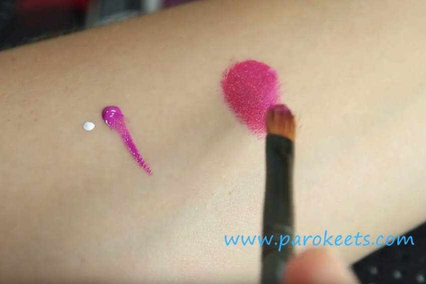 Sleek Pout Paint Cloud 9, Milkshake, Pin Up, Mauve Over (swatches and mixing)