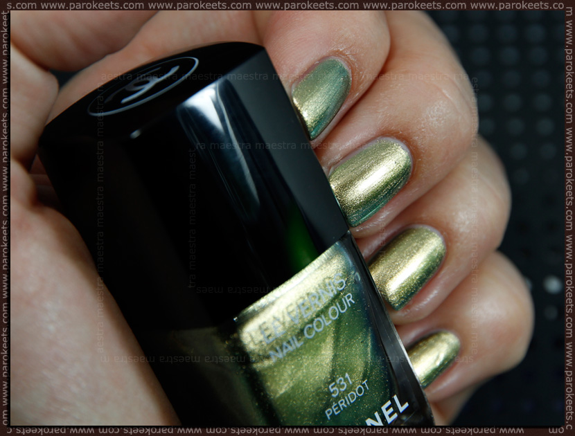 Chanel - Peridot (2 coats) Swatch: Chanel - Peridot (2 coats)