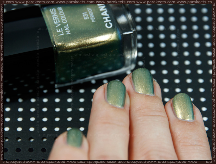 Chanel - Peridot (2 coats) Swatch: Chanel - Peridot (2 coats)