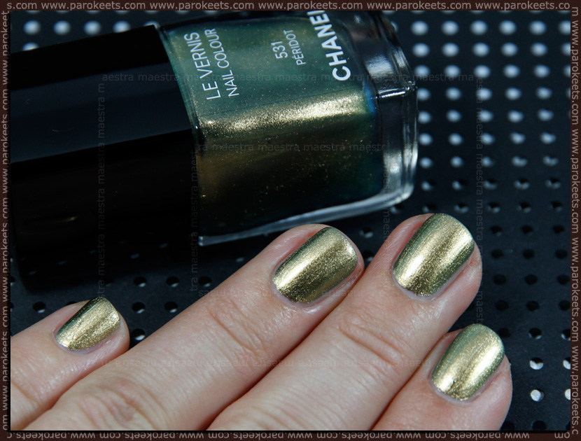 Chanel - Peridot (2 coats) Swatch: Chanel - Peridot (2 coats)