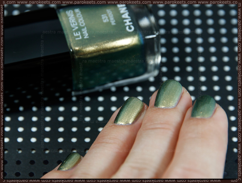 Chanel - Peridot (2 coats) Swatch: Chanel - Peridot (2 coats)