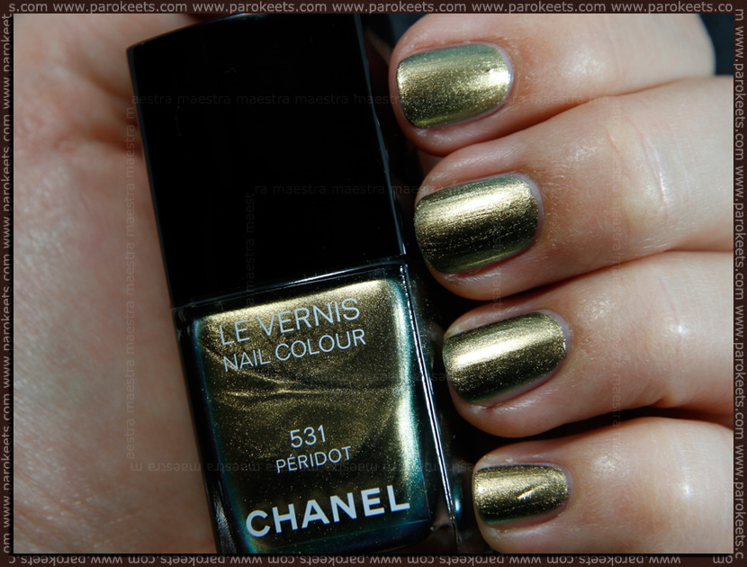 Chanel - Peridot (2 coats) Swatch: Chanel - Peridot (2 coats)