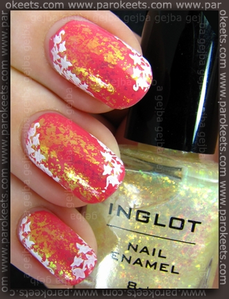 Essence I Love This City, Inglot 205, H7 + Essence Stamp Me White - pink challenge GEJBA Essence I Love This City, Inglot 205, H7 + Essence Stamp Me White - pink challenge GEJBA
