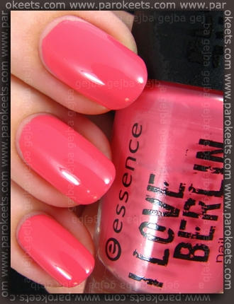 Essence I Love This City (pink challenge) by GEJBA Essence I Love This City (pink challenge) by GEJBA swatch