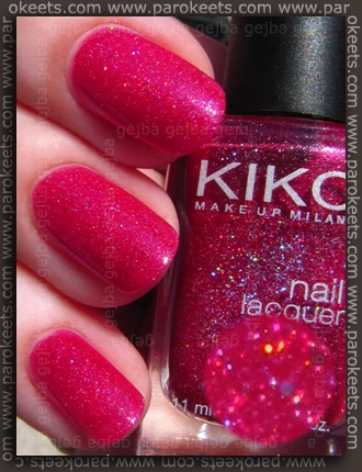 Kiko Rosso Lampone Multicolour (no. 241) Kiko Rosso Lampone Multicolour (no. 241) swatch by Parokeets