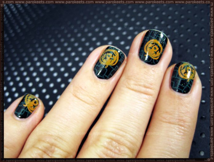 Pumpkins Manicure for Halloween 2011 by Maestra