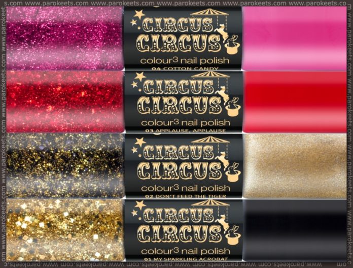 Essence Circus Circus TE nail polishes