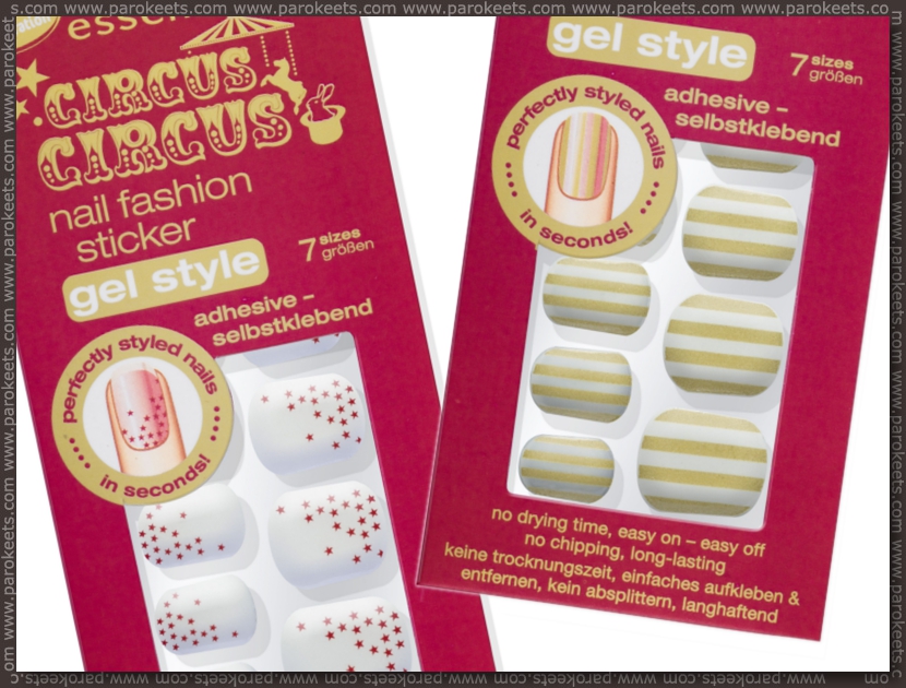 Essence Circus Circus TE nail stickers preview