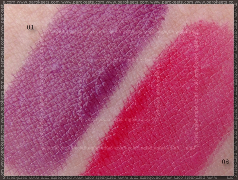 Essence Vampire's Love - 01 Bloody Mary, 02 True Love Essence Vampire's Love - 01 Bloody Mary, 02 True Love swatch