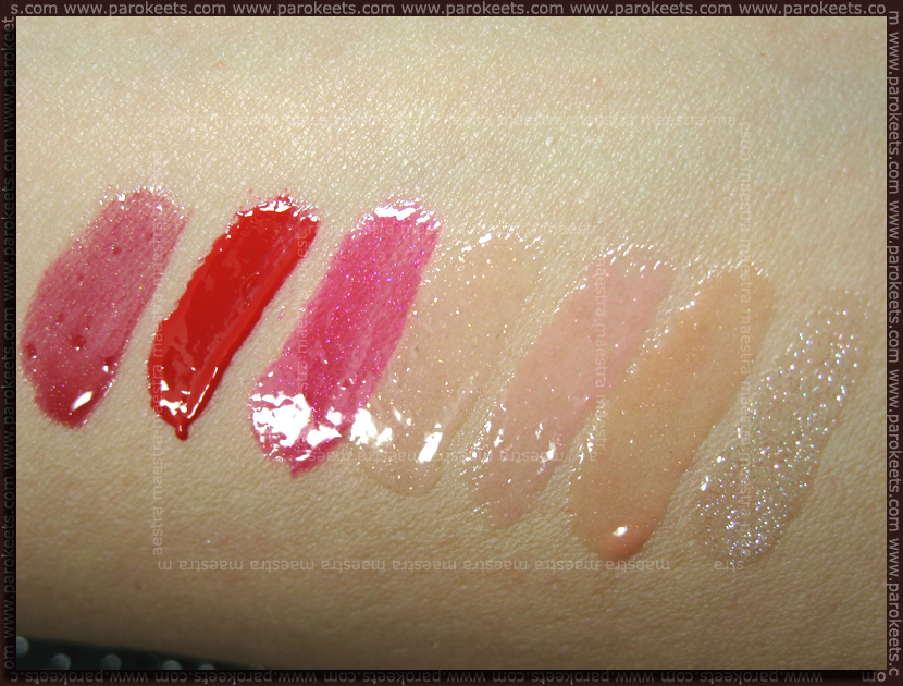 Swatch: H&M - Lipglosses Fall 2011