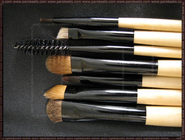 BH Cosmetics 10pcs Deluxe Makeup Brush Set (review, swatches
