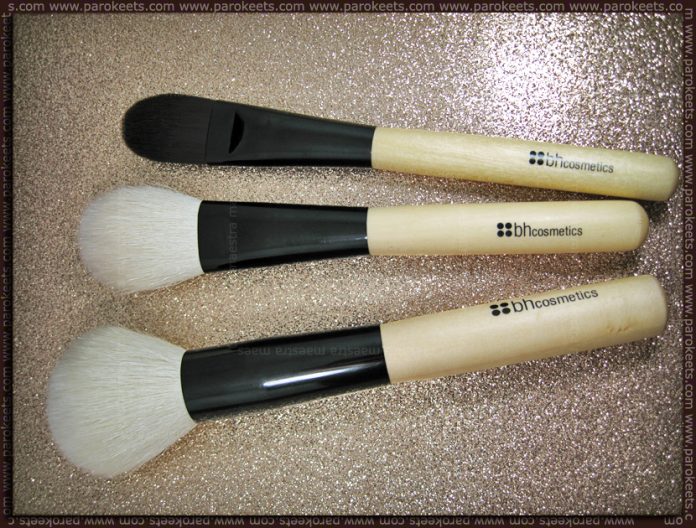BH Cosmetics 10pcs Deluxe Makeup Brush Set (review, swatches