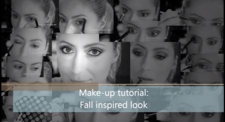 Tutorial Fall Autumn Inspired Make-up Look