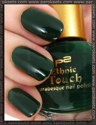 p2 Ethnic Touch LE - Patchouli p2 Ethnic Touch LE - Patchouli nail polish swatch by Parokeets