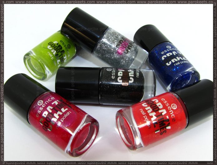 Essence Crazy Good Times nail polishes
