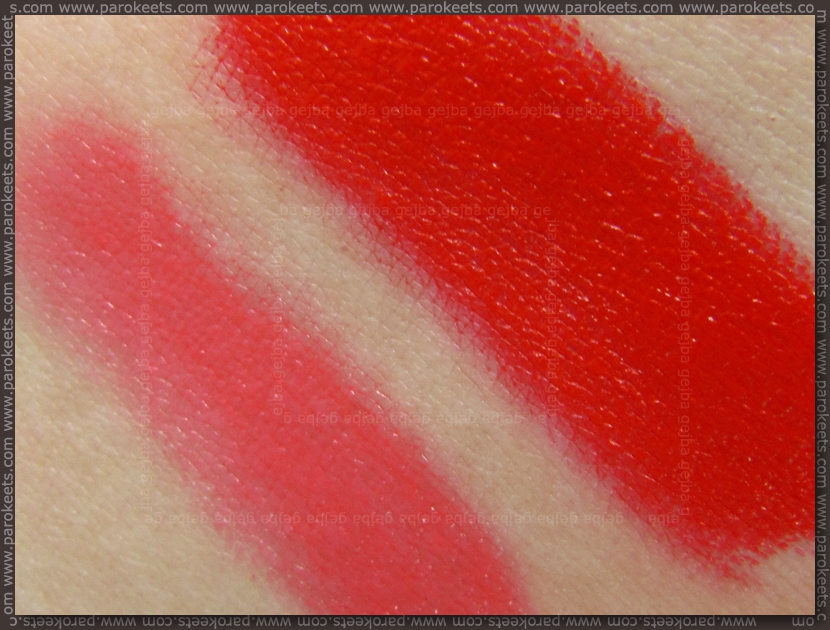 Kiko - Blooming Origami LE Sheer and Creamy lipstick duo: Orange Red, Coral (no. 03) Kiko - Blooming Origami LE Sheer and Creamy lipstick duo: Orange Red, Coral (no. 03)