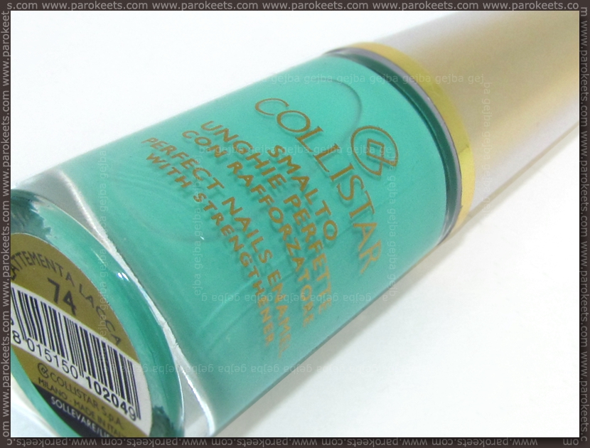 Collistar Capri LE - MintMilk nail polish bottle Collistar Capri LE - MintMilk nail polish bottle
