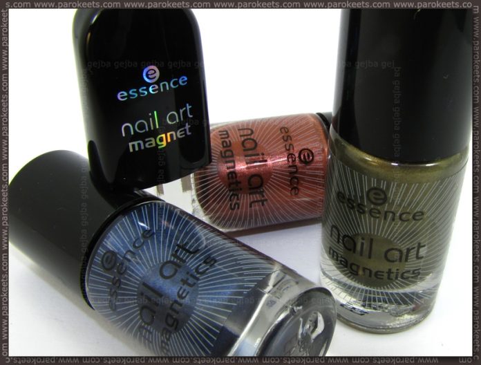 Essence new magnetics nail polishes + star magnet