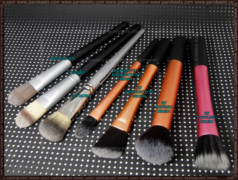 Foundation Brushes - review Foundation Brushes - review