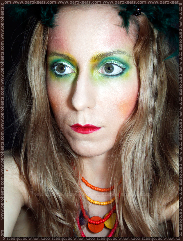 Illamasqua Human Fundamentalism inspired make-up look by Maestra