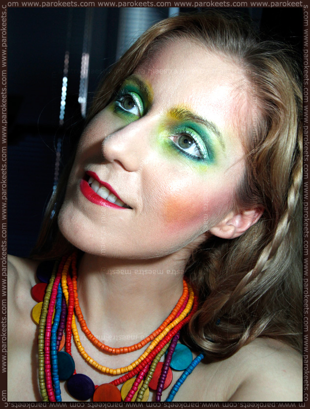 Illamasqua Human Fundamentalism inspired make-up look by Maestra