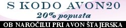 <!--:en-->Avon code for Slovenian girls<!--:--><!--:sl-->Ugodnosti za naše bralke pri Avon Štajerska<!--:-->