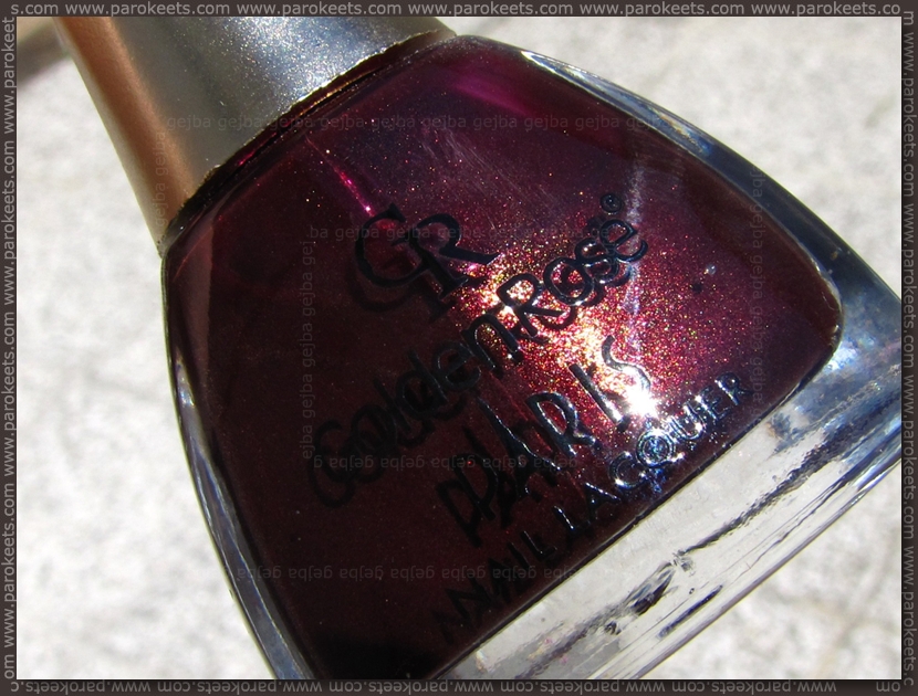 Golden Rose Paris nail polish no. 82 bottle