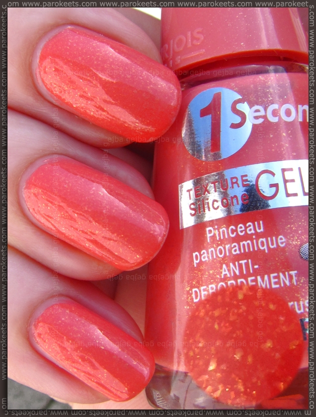 Bourjois 1 Seconde Gel - Corail Magique nail polish Bourjois 1 Seconde Gel - Corail Magique nail polish