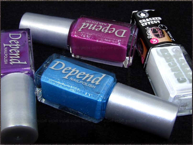 Depend 202, 228, 218, 5000 nail polishes