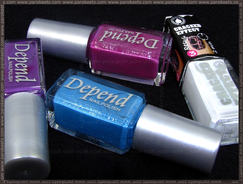 Depend 202, 228, 218, 5000 nail polishes