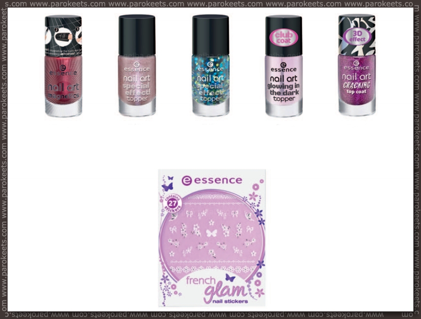 New Essence products for fall 2012 Nail Art topper