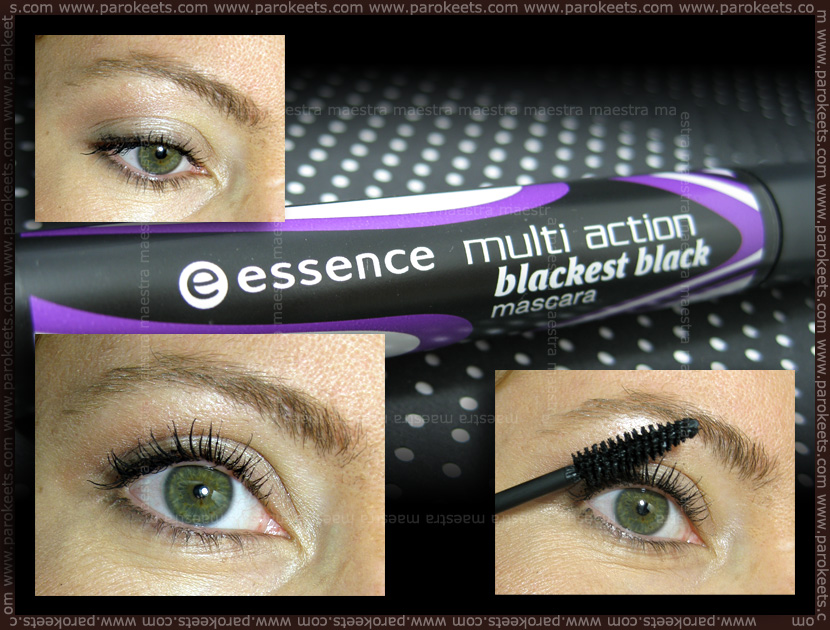 Essence - Multi Action Blackest Black Mascara Swatch: Essence - Multi Action Blackest Black Mascara